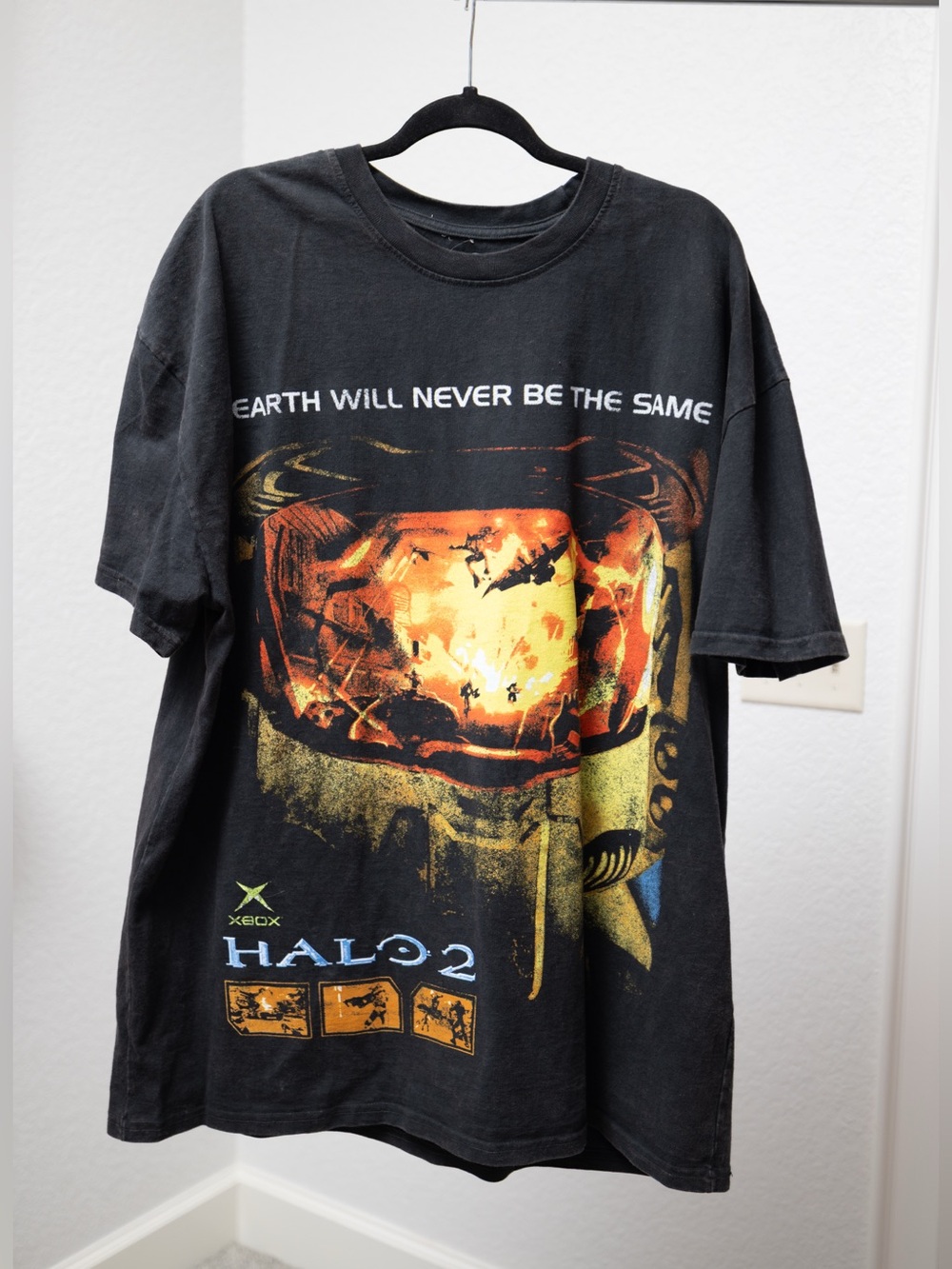 Halo 2 Graphic T-Shirt Oversized - Size Large